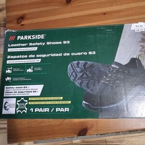 Black Leather Safety Shoes S3